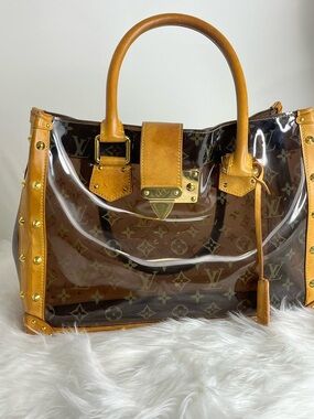 Louis Vuitton Limited Edition Vinyl Monogram Ambre Neo Cabas Cruise Bag